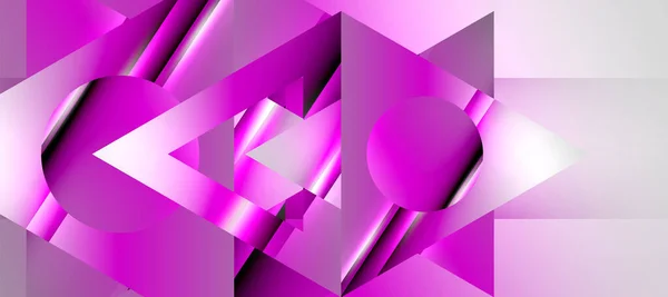 Composition Géométrique Minimale Mode Fond Abstrait Lignes Ombre Lumières Sur — Image vectorielle