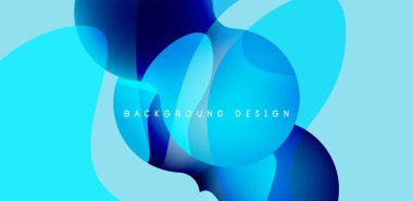 Bright abstract background glossy shiny circle and sphere composition. Minimalist geometric vector Illustration For Wallpaper, Banner, Background, Card