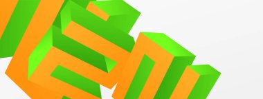 3d line geometric creative abstract background. Trendy techno business template for wallpaper, banner, background or landing