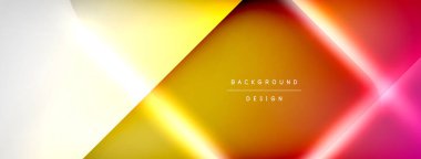 Vector abstract line background with glowing effects and shadows. Vector Illustration For Wallpaper, Banner, Background, Card, Book Illustration, landing page