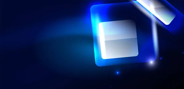 Blauwe Neon Snelheid Pijl Lijn Vormen Achtergrond High Tech Concept — Stockvector