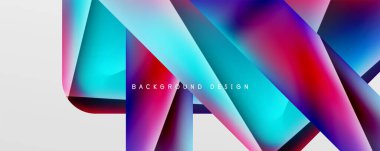 Triangle fluid color gradient abstract background. Vector Illustration For Wallpaper, Banner, Background, Card, Book Illustration, landing page