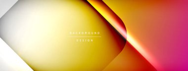 Vector abstract line background with glowing effects and shadows. Vector Illustration For Wallpaper, Banner, Background, Card, Book Illustration, landing page