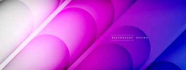 Çizgileri, daireleri olan hafif geometrik arkaplan