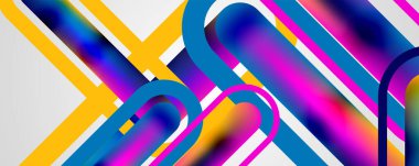 Straight lines minimalist abstract background with fluid colors. Vector Illustration For Wallpaper, Banner, Background, Card, Book Illustration, landing page