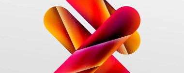 Triangle fluid color gradient abstract background. Vector Illustration For Wallpaper, Banner, Background, Card, Book Illustration, landing page