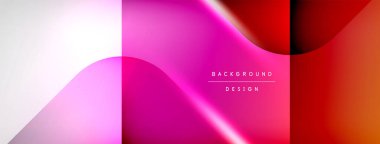 Vector abstract line background with glowing effects and shadows. Vector Illustration For Wallpaper, Banner, Background, Card, Book Illustration, landing page