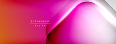 Vector abstract line background with glowing effects and shadows. Vector Illustration For Wallpaper, Banner, Background, Card, Book Illustration, landing page