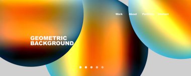 Trendy simple circle gradient abstract background. Vector Illustration For Wallpaper, Banner, Background, Card, Book Illustration, landing page