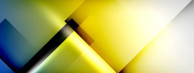 Abstract lines geometric techno background layout