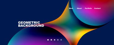 Trendy simple circle gradient abstract background. Vector Illustration For Wallpaper, Banner, Background, Card, Book Illustration, landing page