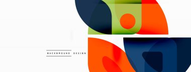 Çizgiler, kareler, daireler ve üçgenler. Duvar kağıdı, pankart, arkaplan, sunum veya iniş sayfası için Geometrik soyut arkaplan