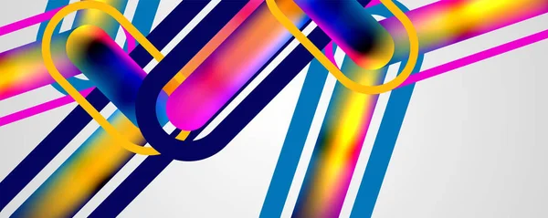 Straight Lines Minimalist Abstract Background Fluid Colors Vector Illustration Wallpaper — Image vectorielle