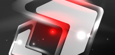 Neon hız oku ve çizgi arka planı şekillendirir. Parlak arka planlı yüksek teknoloji konsepti. Karanlıkta parlayan ışık efekti