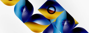 Vektör soyut geometrik arkaplan. Tekno çiçek yaprakları konsepti. Duvar kağıdı ya da doku tasarımı, parlak poster, afiş, broşür