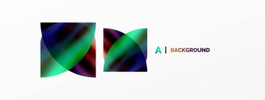 Saydam efektler geometrik soyut arkaplan. Minimalist duvar kağıdı, afiş, arkaplan veya iniş