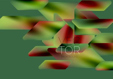 Fluid color dynamic geometric shapes abstract background. Vector illustration for wallpaper banner background or landing page