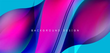 Soyut zarif akış şekilleri arka plan, akışkan gradyan renkler. Kapaklar, şablonlar, el ilanları, afişler, broşürler, afişler için şablon