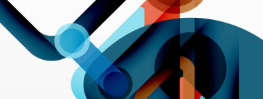 Geometrik ilkeller. Çizgiler, çemberler soyut arkaplan