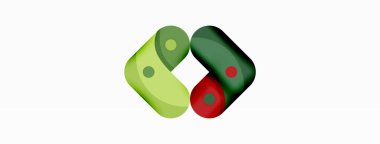 Yaratıcı geometrik duvar kağıdı. Yuvarlak ok şekli minimum geometrik arkaplan. Duvar kağıdı, afiş, arkaplan veya iniş için tekno iş şablonu