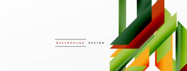 Minimum geometrik soyut arkaplan. Dinamik 3D çizgi kompozisyonu. Duvar kağıdı, afiş, arkaplan veya iniş için moda tekno iş şablonu