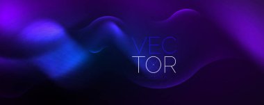 Neon glowing waves, magic energy space light concept, abstract background wallpaper design