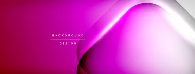 Vector abstract line background with glowing effects and shadows. Vector Illustration For Wallpaper, Banner, Background, Card, Book Illustration, landing page