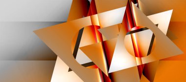 Triangle abstract background with shiny and glossy effects. Vector Illustration For Wallpaper, Banner, Background, Card, Book Illustration, landing page