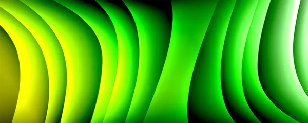 Dynamische Trendy Eenvoudige Vloeiende Kleurverloop Abstracte Achtergrond Met Lijneffecten Vector — Stockvector