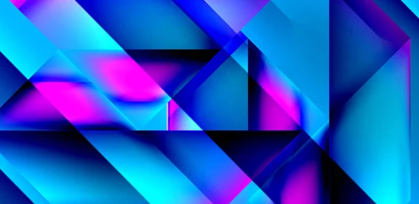 Динамический Треугольник Градиентным Цветом Жидкости Абстрактный Фон — стоковый вектор