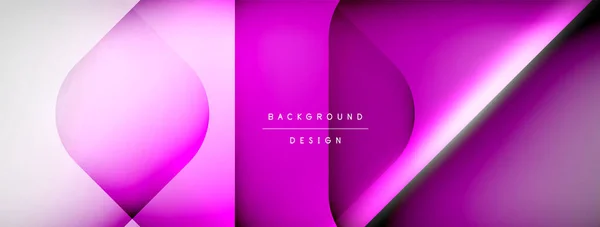 Shadow Lines Vector Techno Banner Light Effects Techno Illustration Wallpaper — Image vectorielle