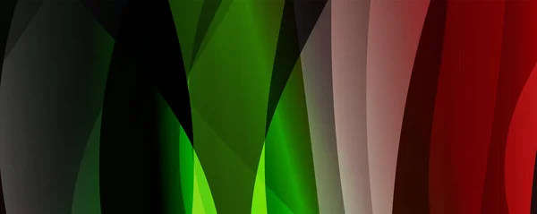 Flüssige Farbverläufe Mit Dynamischem Wellenlinien Effekt Vektor Illustration Für Tapeten — Stockvektor