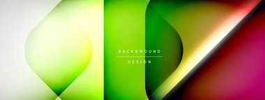 Vector abstract line background with glowing effects and shadows. Vector Illustration For Wallpaper, Banner, Background, Card, Book Illustration, landing page