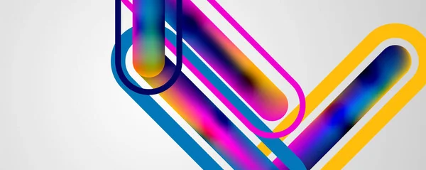 Straight Lines Minimalist Abstract Background Fluid Colors Vector Illustration Wallpaper — Vettoriale Stock