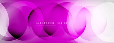 Çizgileri, daireleri olan hafif geometrik arkaplan