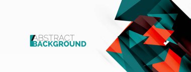 Soyut çizgi ve üçgen arkaplan. Yaratıcı geometrik soyut arkaplan. Duvar kağıdı, afiş, arkaplan veya iniş için iş şablonu