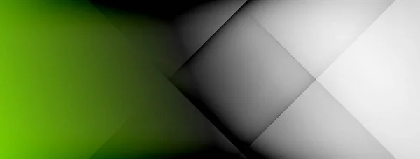 Абстрактный Векторный Фон Теневые Линии Огни Круглыми Элементами Круговой Композицией — стоковый вектор