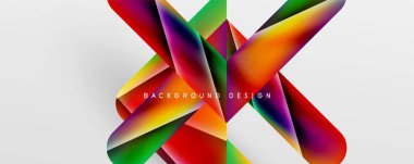 Triangle fluid color gradient abstract background. Vector Illustration For Wallpaper, Banner, Background, Card, Book Illustration, landing page