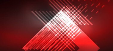 Arka plan duvar kağıtları, parlak çizgiler ve geometrik şekiller. Yapay Zeka teknolojisi, engelleme zinciri, iletişim, 5G, bilim, iş ve teknoloji konsepti için koyu duvar kağıdı