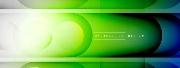 Light Geometric Abstract Background Lines Circles — Image vectorielle