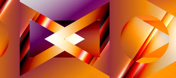 Triangle Abstract Background Shiny Glossy Effects Vector Illustration Wallpaper Banner — Archivo Imágenes Vectoriales