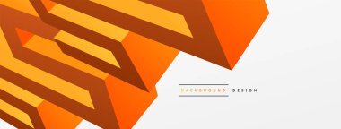 3d line geometric creative abstract background. Trendy techno business template for wallpaper, banner, background or landing