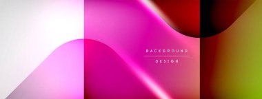 Vector abstract line background with glowing effects and shadows. Vector Illustration For Wallpaper, Banner, Background, Card, Book Illustration, landing page