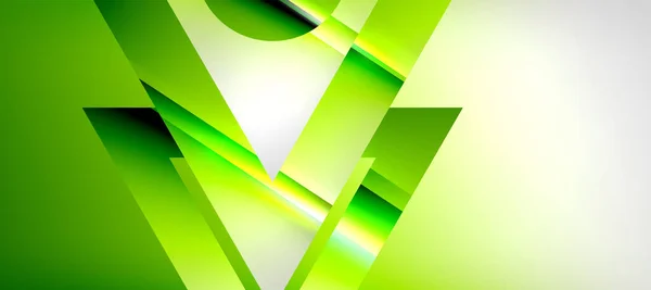 Triangle Abstract Background Shiny Glossy Effects Vector Illustration Wallpaper Banner — Stockový vektor
