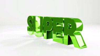 Süper 3d metin döngüsü canlandırma arkaplanı
