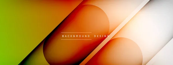Abstract Background Geometric Composition Created Lights Shadows Technology Business Digital — Vetor de Stock