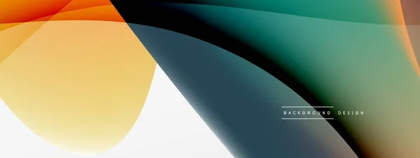 Abstract Background Fluid Gradient Color Wave Template Wallpaper Banner Background — Διανυσματικό Αρχείο