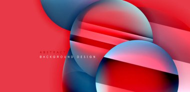 Parlak yüzeyi ve ışığı olan daireler ve gölge efektleri soyut arka plan. Kapaklar, şablonlar, el ilanları, afişler, broşürler, afişler için şablon