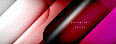 Vector abstract line background with glowing effects and shadows. Vector Illustration For Wallpaper, Banner, Background, Card, Book Illustration, landing page