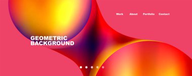 Trendy simple circle gradient abstract background. Vector Illustration For Wallpaper, Banner, Background, Card, Book Illustration, landing page